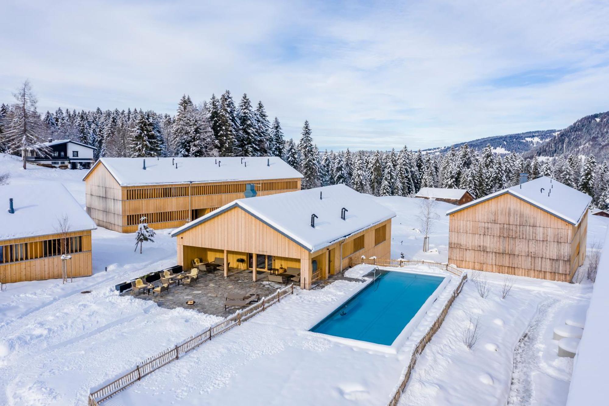Fuchsegg Eco Lodge Bagian luar foto
